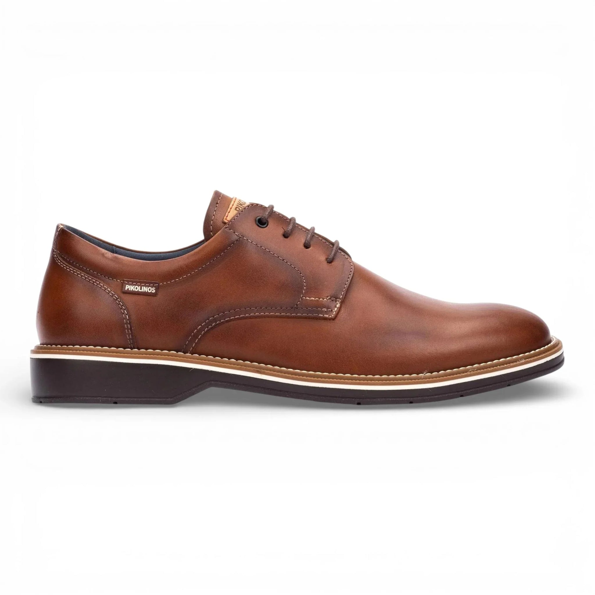 Claret - Heren Derby schoenen van bruin leer met veters