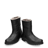 Fedro Igloo C3 - Zwarte waterdichte leren enkellaarsjes voor heren