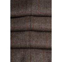 Gaston - Men's Tweed Olive Check Waistcoat