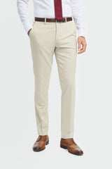 Hampton - Beige herenbroek