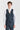 Harris - Herenvest van marineblauwe tweedwolmix