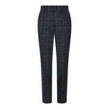Boys Grey Black 3 Piece Tweed Suit Herringbone Wine Vintage Retro