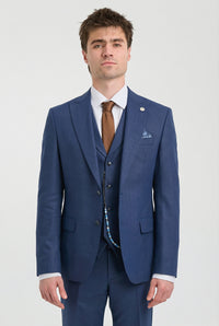 James Heren 3-delig Marineblauw Tailored Fit Pak