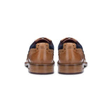 Kids Real Leather Brogues Laced Smart Formal Vintage Classic Peaky