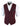 Marc Darcy Len Mati - Mens Slim Fit Burgundy Maroon Black Herringbone Tweed Vintage Retro Waistcoat