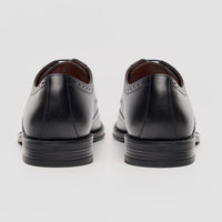 Lorenzo - Herenschoenen van zwart gepolijst leer (Oxfords)