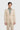 Malibu - Beige herenblazer met textuur