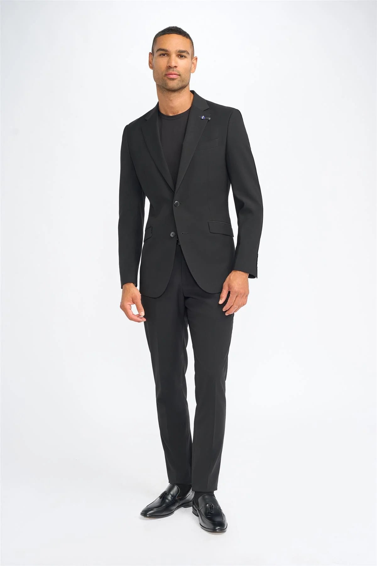 Malibu - Heren Zwarte Blazer met Tailored Fit