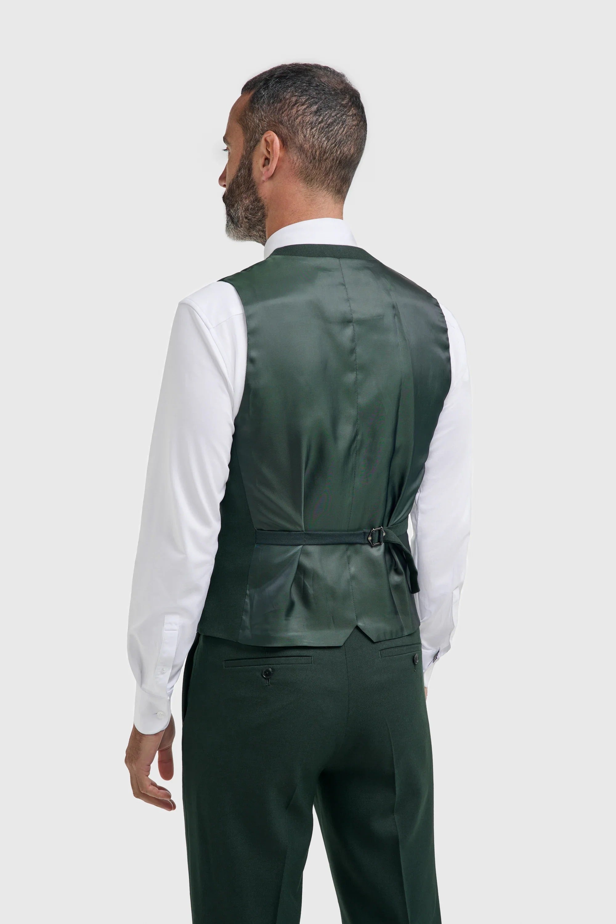 Malibu - Herenpak in bosgroen, driedelig