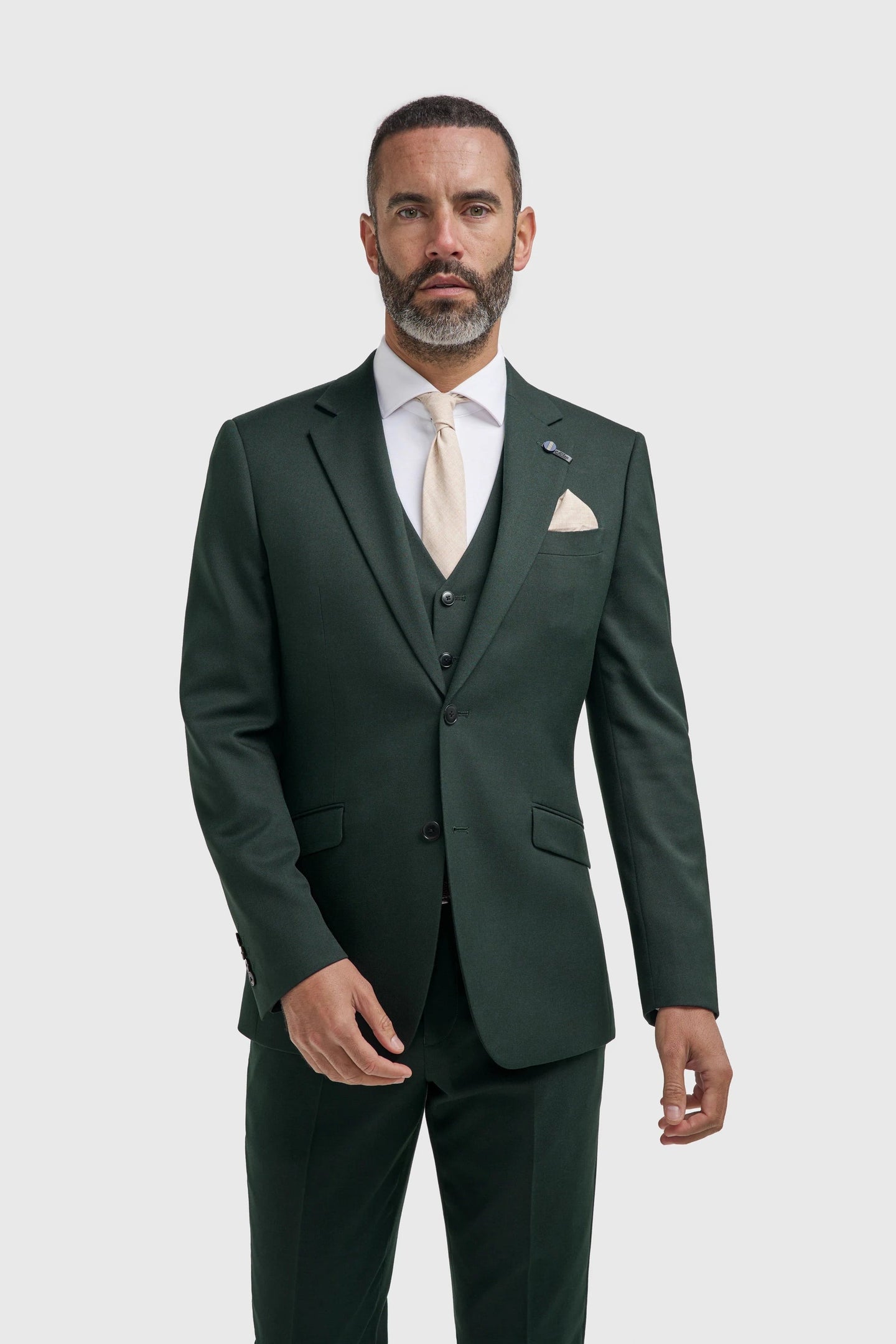 Malibu - Herenblazer in bosgroen