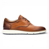 Manacor - Bruine leren vetersneakers voor heren