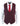 Mens Double Breasted Felt Tweed Vintage Retro Classic Waistcoat Slim Fit Herringbone-Melton DBC Wine