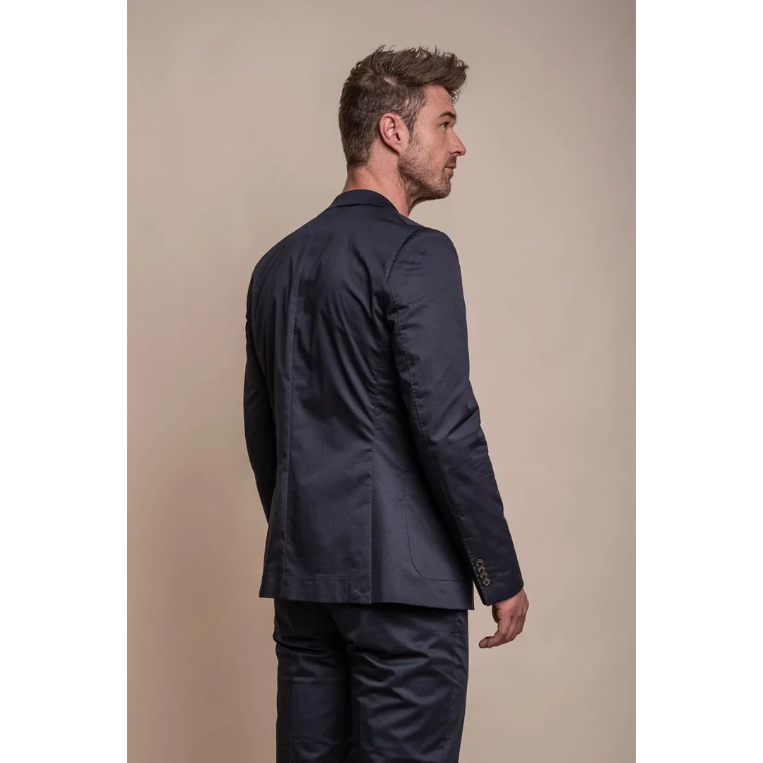 Mario - Men's Classic Summer Navy Blazer