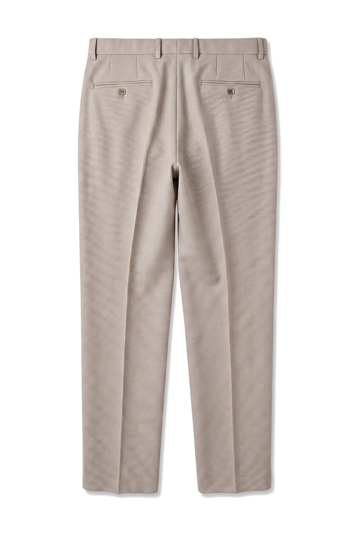 Mayfair - Beige Birdseye formele broek voor heren