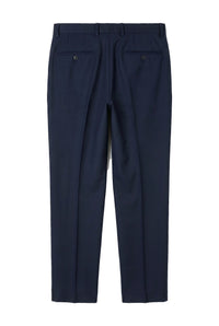 Mayfair - Heren effen marineblauwe broek