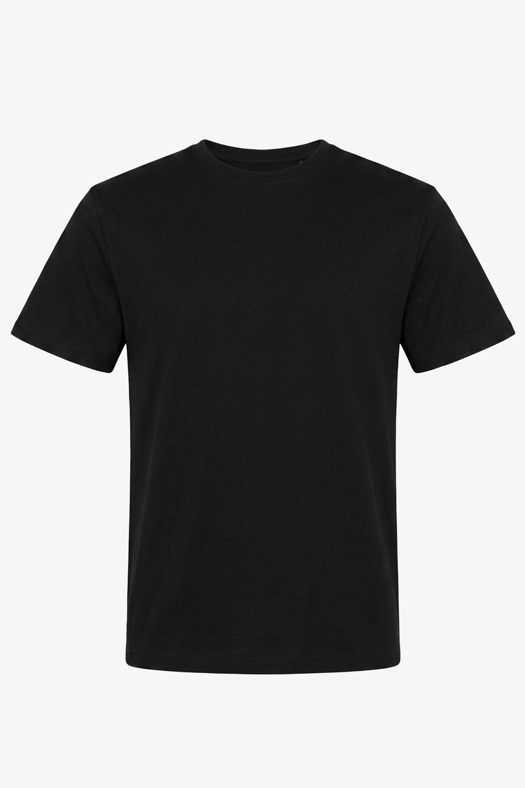 Klassiek zwart T-shirt voor heren van een katoenmix