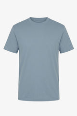 Klassiek lichtblauw katoenen T-shirt voor heren