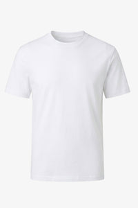 Klassiek wit katoenen T-shirt voor heren