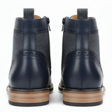 Wingtip Brogue enkellaarsjes voor heren