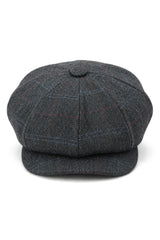 Heren 8-delige Razor Baker Boy-hoed van wollen tweed Blinders Newsboy platte pet