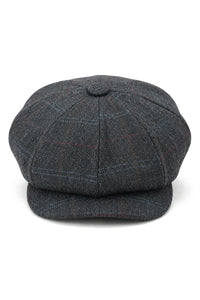 Heren 8-delige Razor Baker Boy-hoed van wollen tweed Blinders Newsboy platte pet