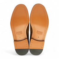 Bruine leren wingtip brogue Oxford schoenen voor heren
