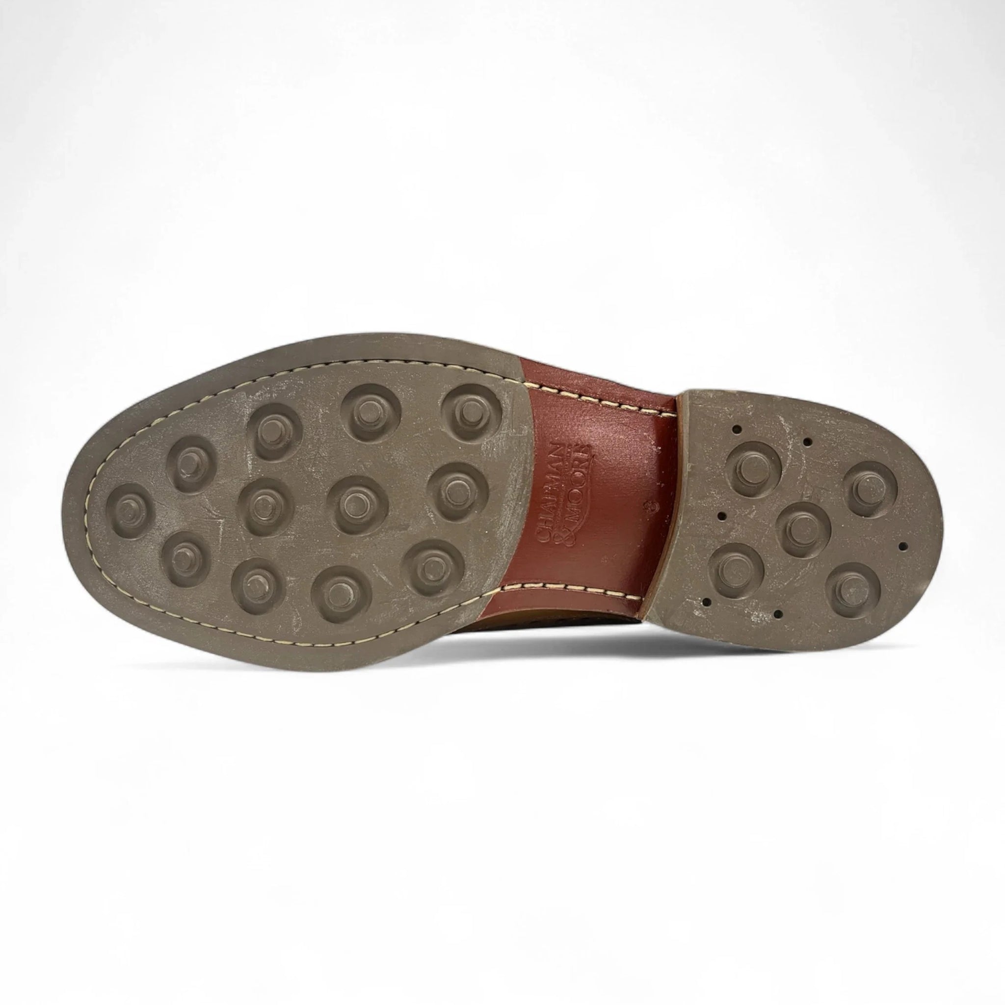 Bruine suède leren brogues voor heren