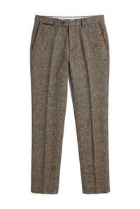 Ralph - Heren Tweed Bruine Broek