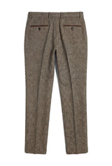 Ralph - Heren Tweed Bruine Broek
