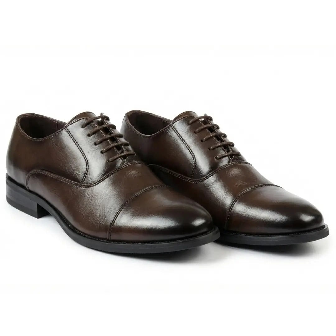 Klassieke Oxford veterschoenen voor heren met neuskap