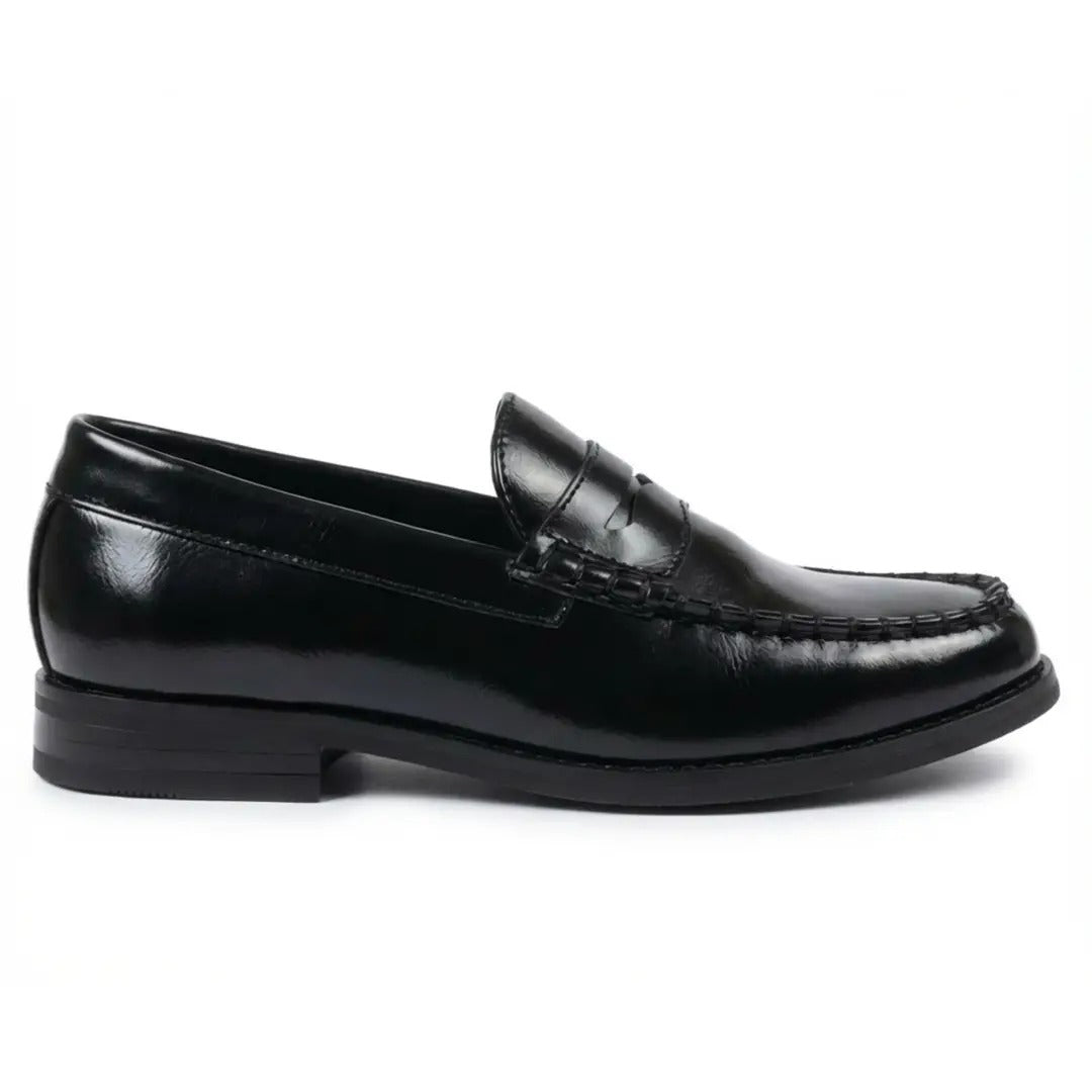 Klassieke Penny loafers voor heren van PU-leer