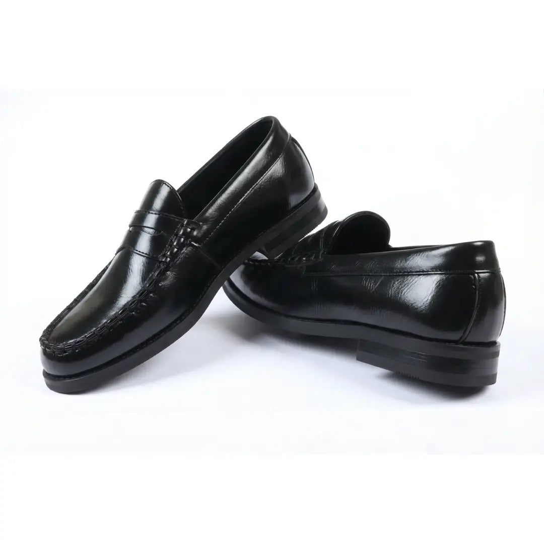 Klassieke Penny loafers voor heren van PU-leer