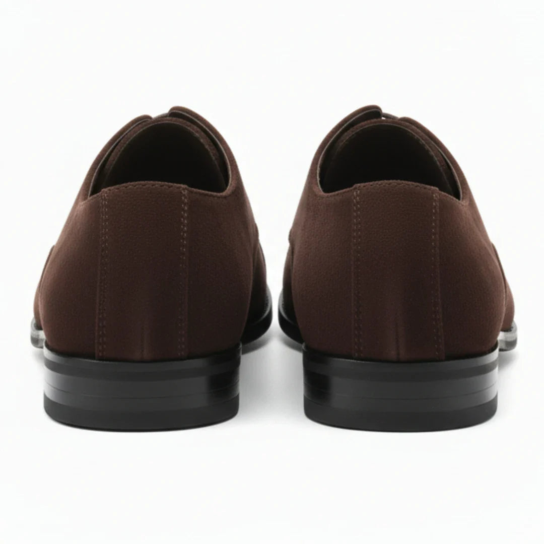 Heren Oxford veterschoenen van imitatiesuède