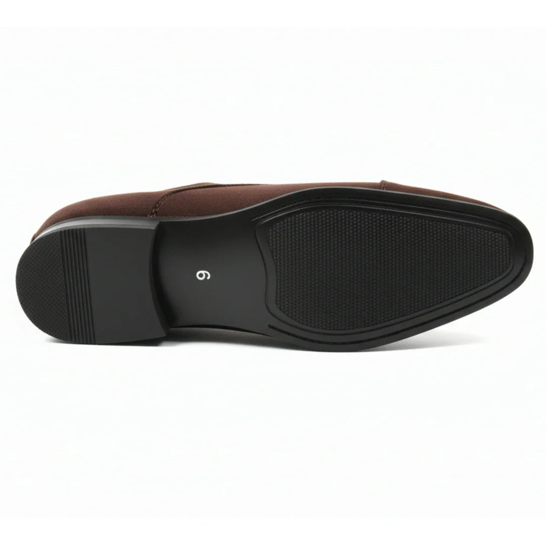 Heren Oxford veterschoenen van imitatiesuède