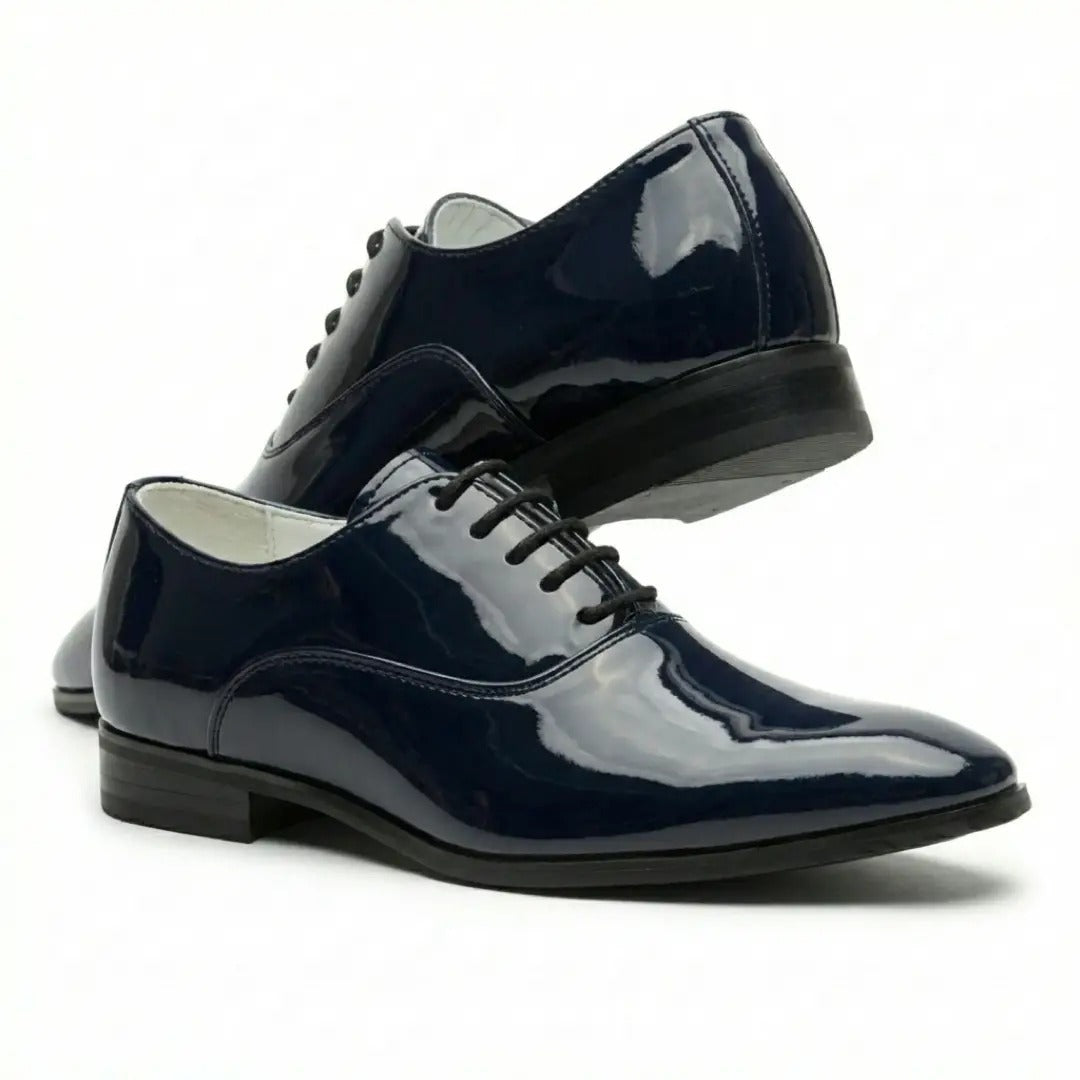 Formele Oxford-schoenen voor heren van lakleer (PU).