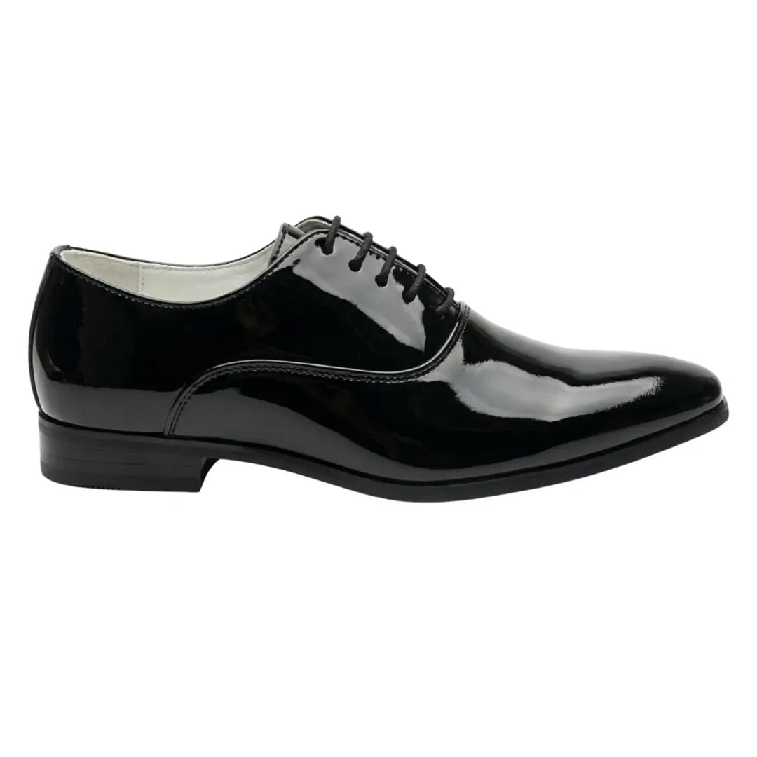 Formele Oxford-schoenen voor heren van lakleer (PU).