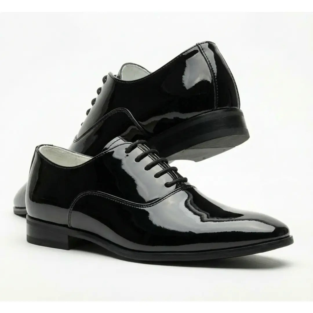 Formele Oxford-schoenen voor heren van lakleer (PU).