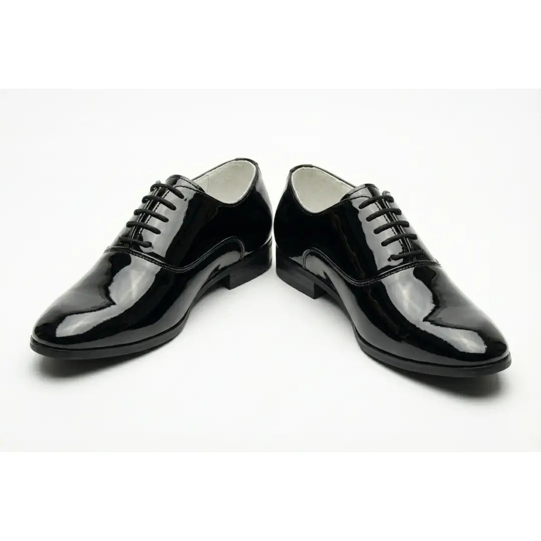 Formele Oxford-schoenen voor heren van lakleer (PU).