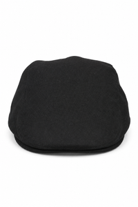 Heren Grandad Baker platte zwarte pet 8-panel tweed vintage klassieke smart casual jaren 20