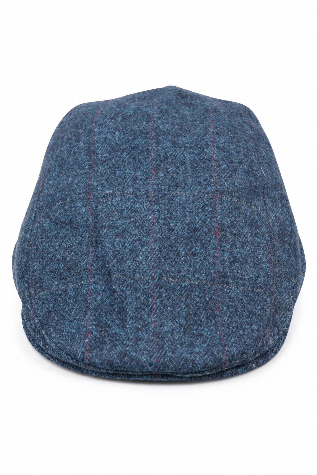 Heren Grandad Baker platte blauwe pet 8-panel tweed vintage klassieke smart casual jaren 20