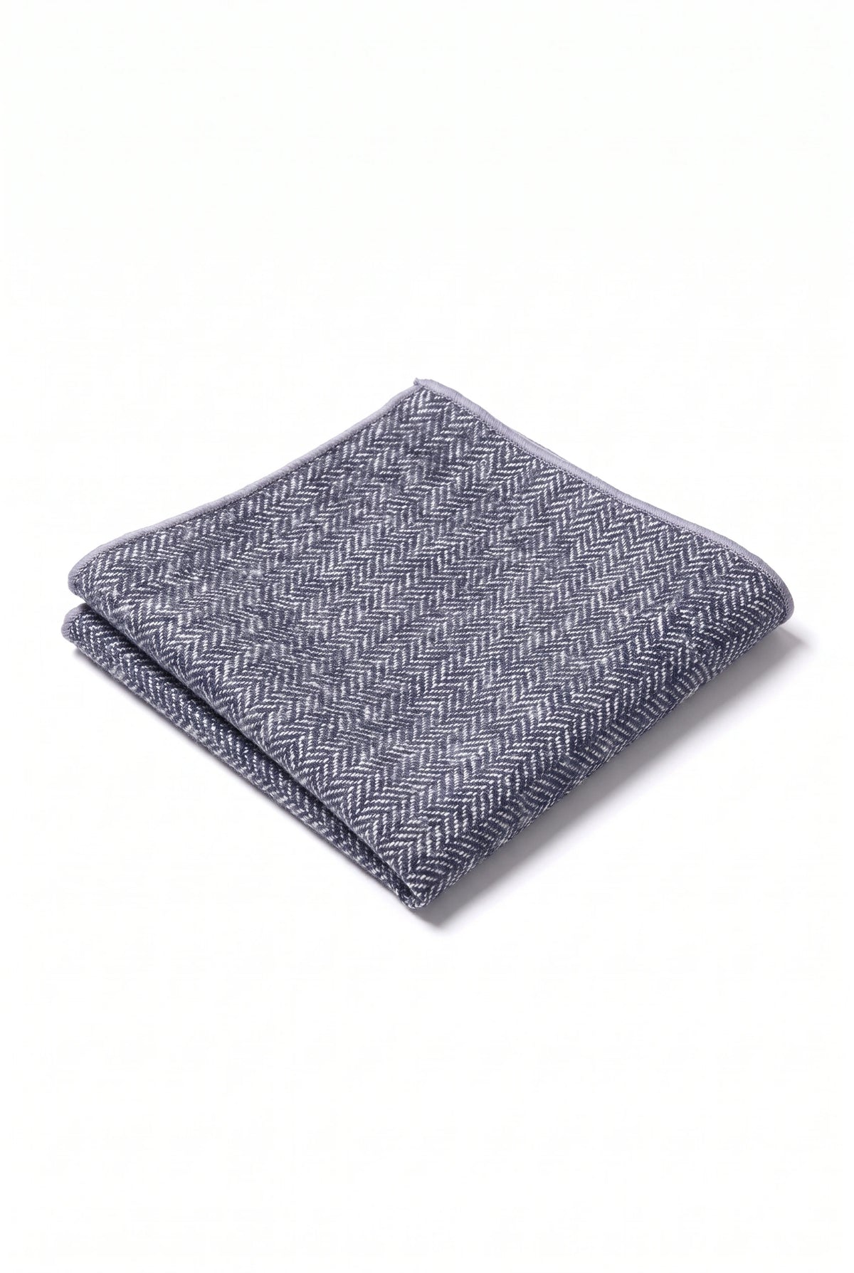 Grijze pochet van tweedwolmix voor heren