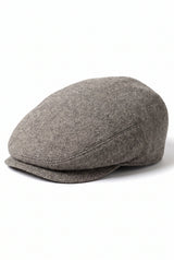 Khaki platte pet voor heren