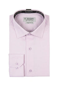 Herenoverhemd met lange mouwen en knoopsluiting - Roze