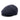 Herenpet in marineblauwe wollen tweedstof, model newsboy.