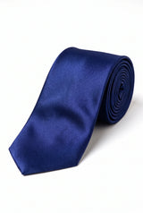 Herenstropdas in marineblauw