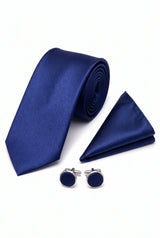 Herenstropdas in marineblauw