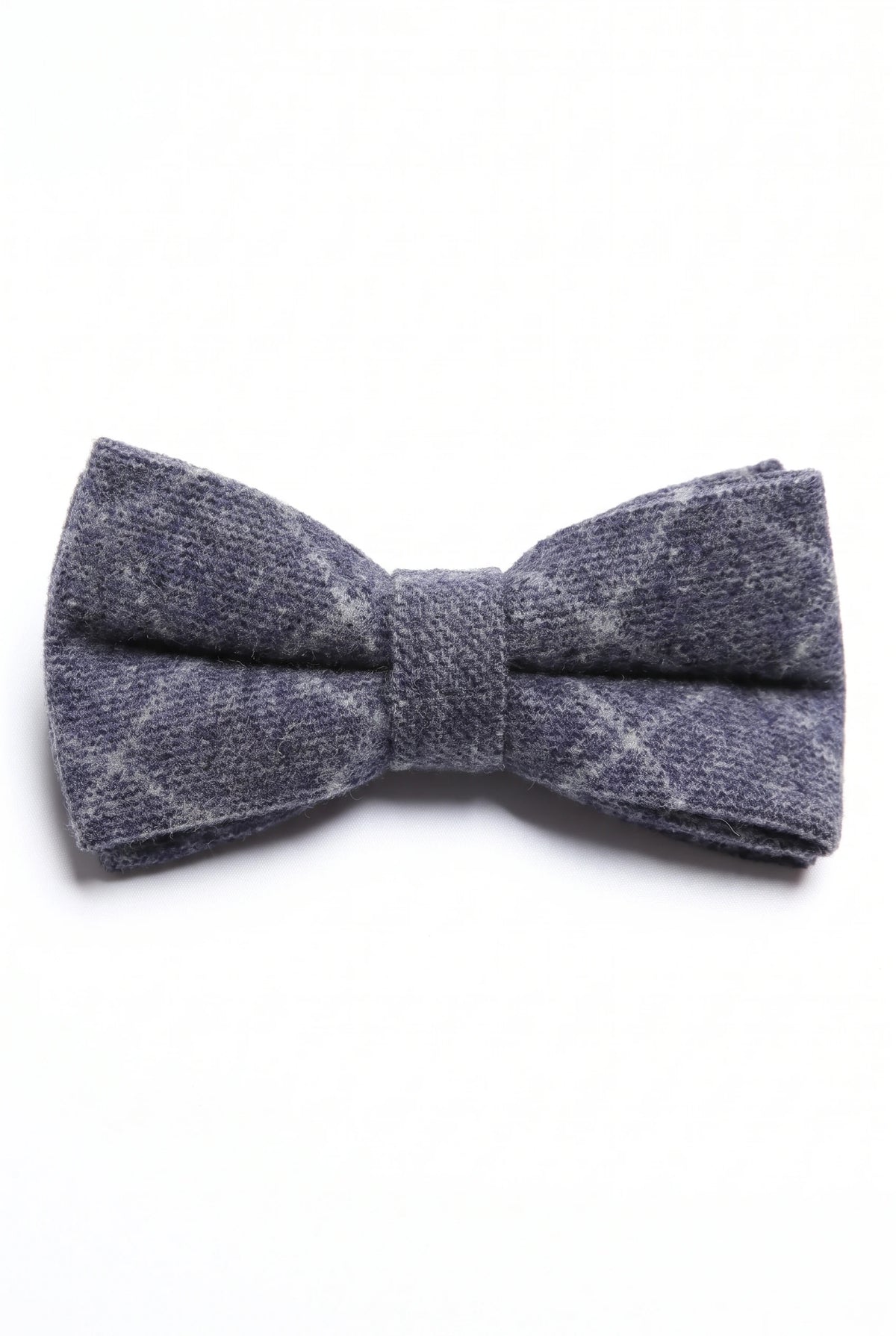 Herenstropdas van marineblauwe tweed
