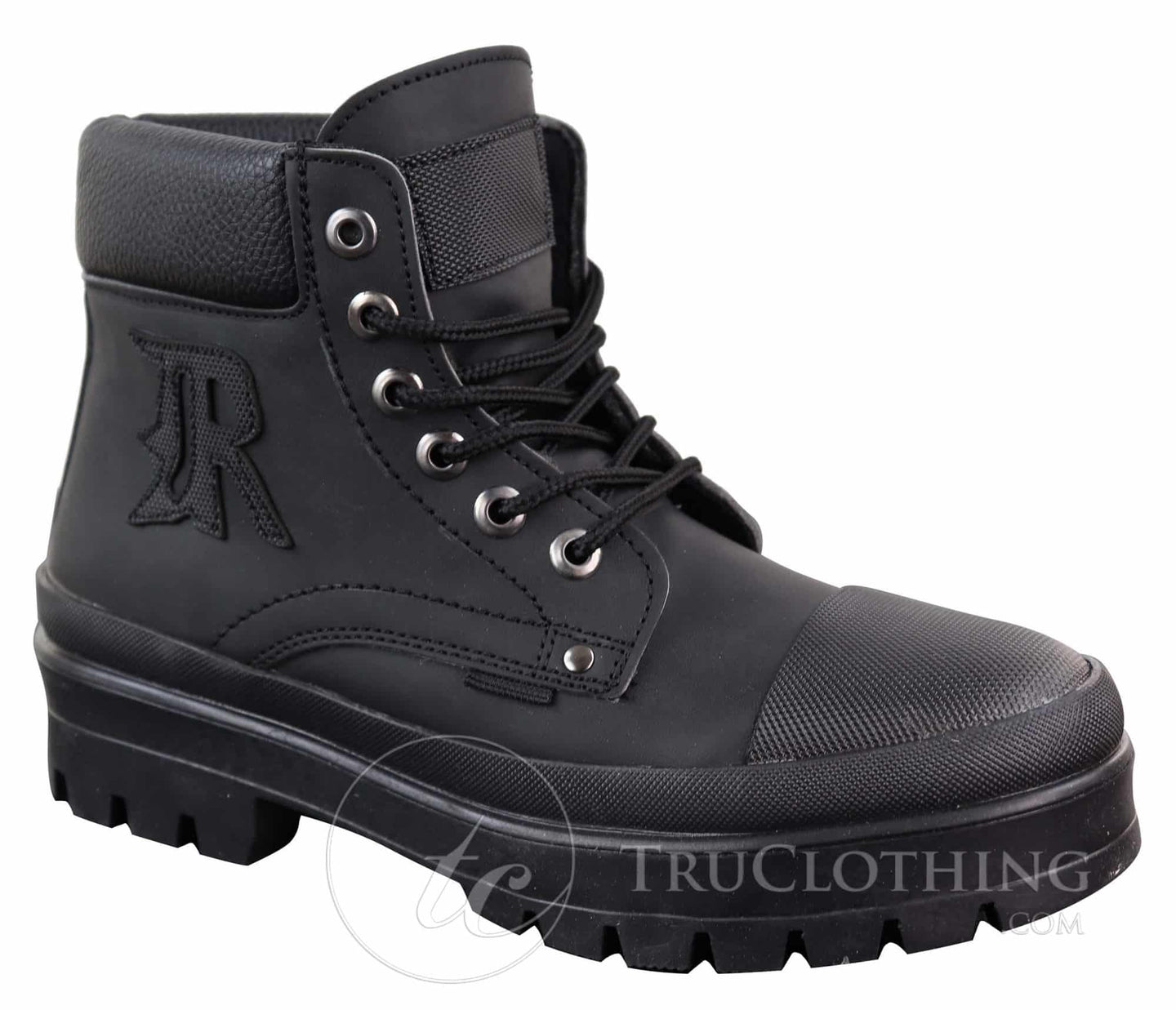 Mens PU Leather Ankle Boots