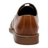 Bruine leren wingtip Oxford brogue nette schoenen voor heren