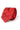 Herenstropdas met vierkante zak, formele bloemenstropdas - Rood